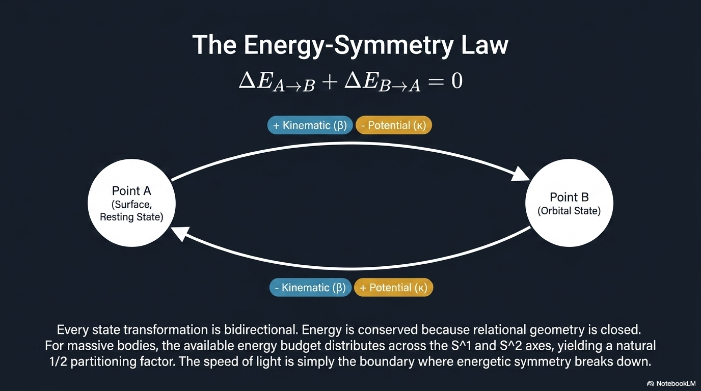 The Energy-Symmetry Law