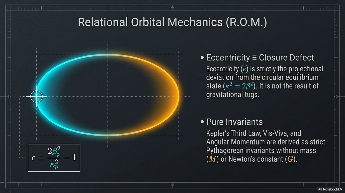 Relational Orbital Mechanics